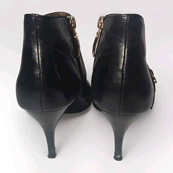 Guess Womens Ankle Boots Black Faux Leather Stiletto Heels Size 8M - Picture 4 of 13